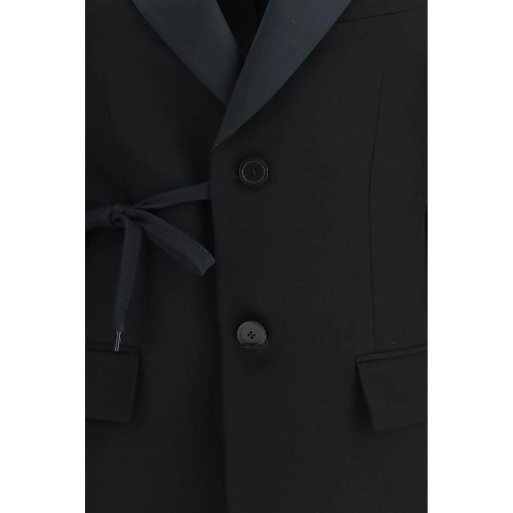 Veste Tailleur Croisée Balenciaga en Laine – Coupe Regular SS26