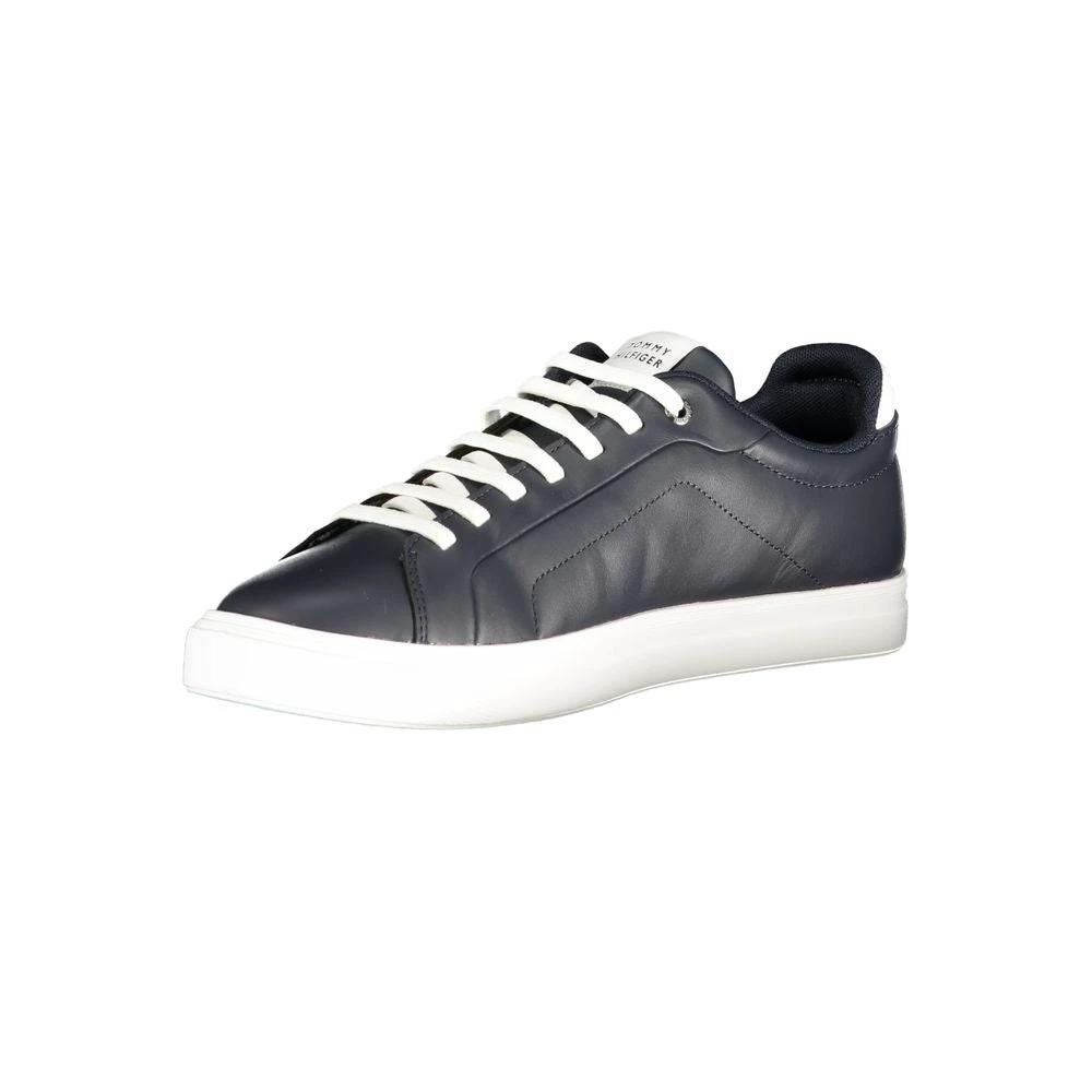 Tommy Hilfiger Blue Polyurethane Men Sneaker Tommy Hilfiger