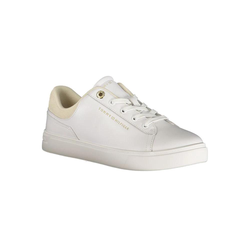 Tommy Hilfiger Bianco Polyurethane Women Sneaker Tommy Hilfiger