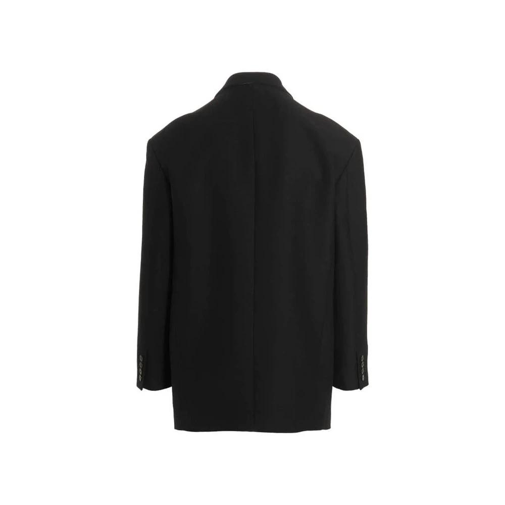 Valentino Black Silk Blazer by Valentino