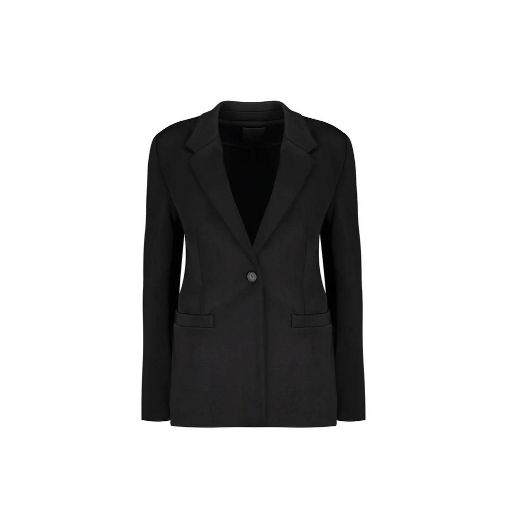 Givenchy Black Elastane Blazer by Givenchy