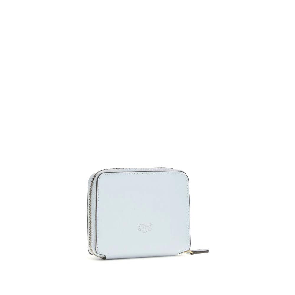 PINKO Blue Calf Leather Bos Taurus Wallet by PINKO