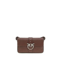 PINKO Brown Leather Shoulder Bag by PINKO
