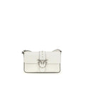 PINKO White Leather Shoulder Bag by PINKO
