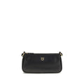 PINKO Black Calf Leather Bos Taurus Shoulder Bag by PINKO
