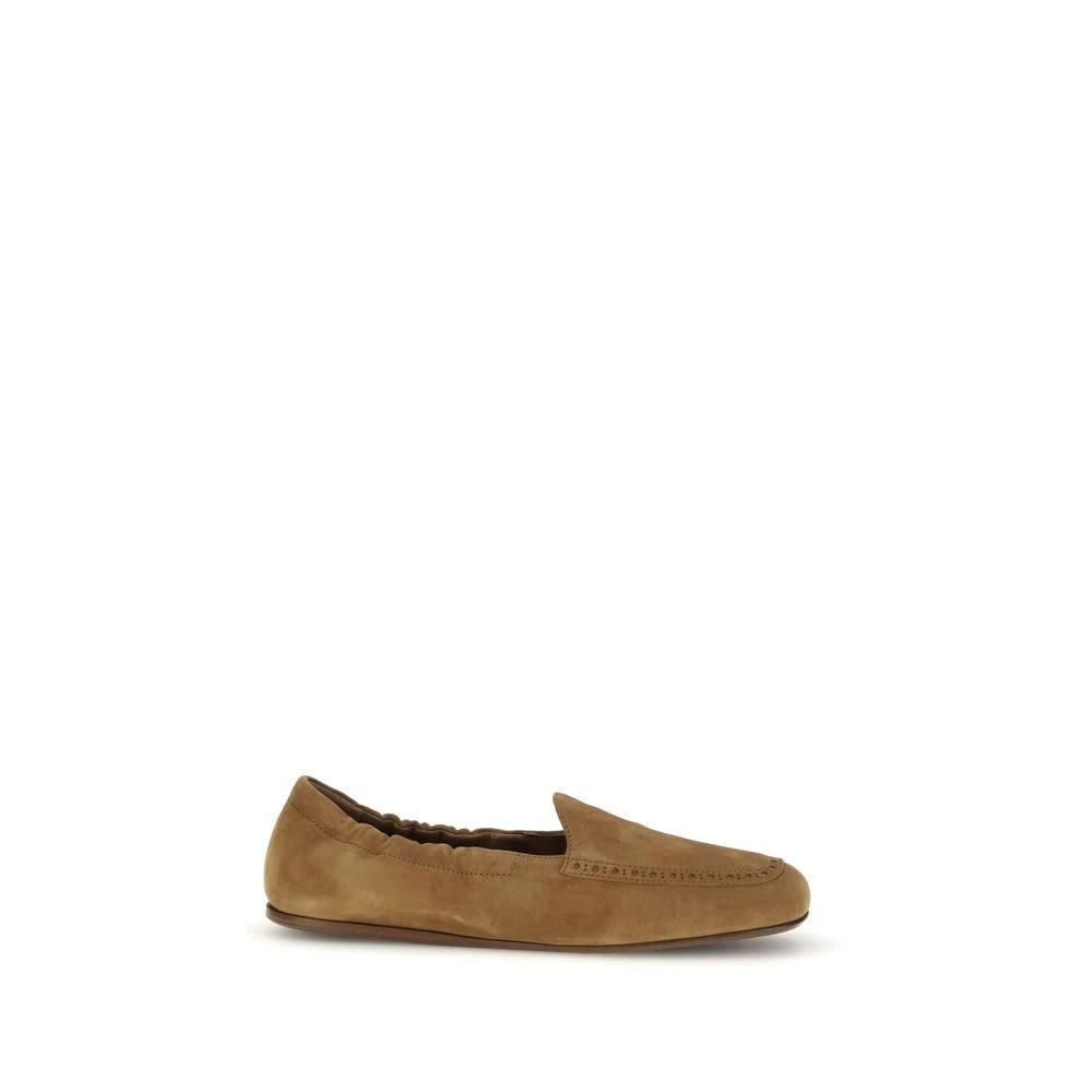 Church's Brown Calf Leather Bos Taurus Slip-On Loafers by Church's