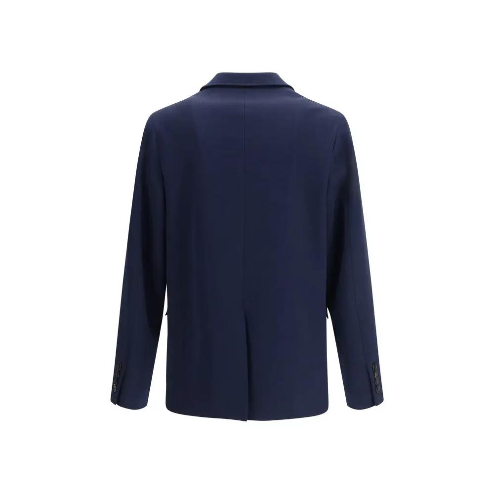 Gucci Blue Cotton Coat