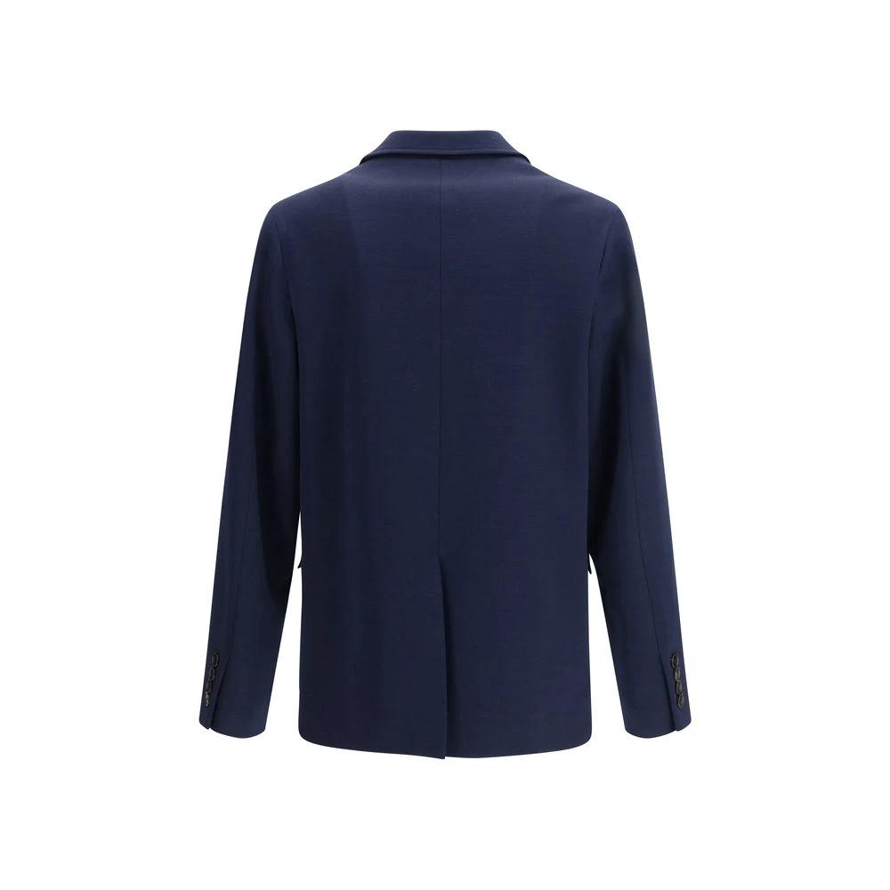 Gucci Blue Cotton Coat by Gucci