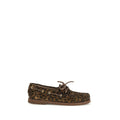 Gianvito Rossi Multicolor Calf Leather Bos Taurus Slip-On Loafers by Gianvito Rossi