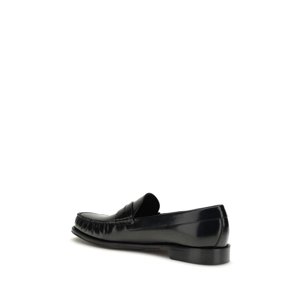 Mocassins à enfiler Tom Ford Bos Taurus en cuir de veau noir
