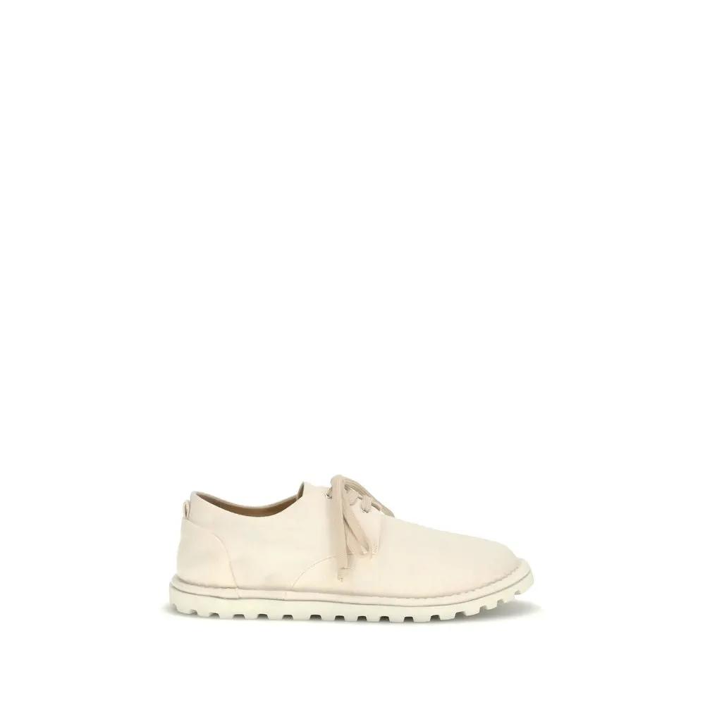Marsell White Cotton Oxfords And Derbies