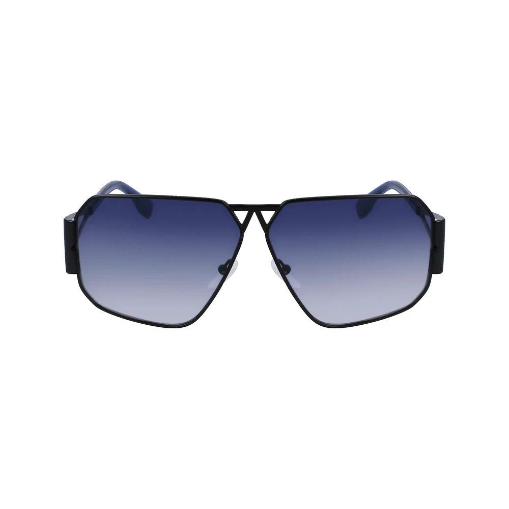 Karl Lagerfeld Black Metal Sunglasses by Karl Lagerfeld
