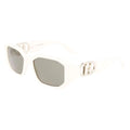 Karl Lagerfeld White Injected Sunglasses by Karl Lagerfeld
