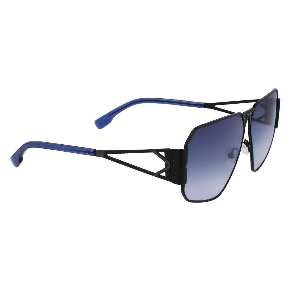 Karl Lagerfeld Black Metal Sunglasses by Karl Lagerfeld
