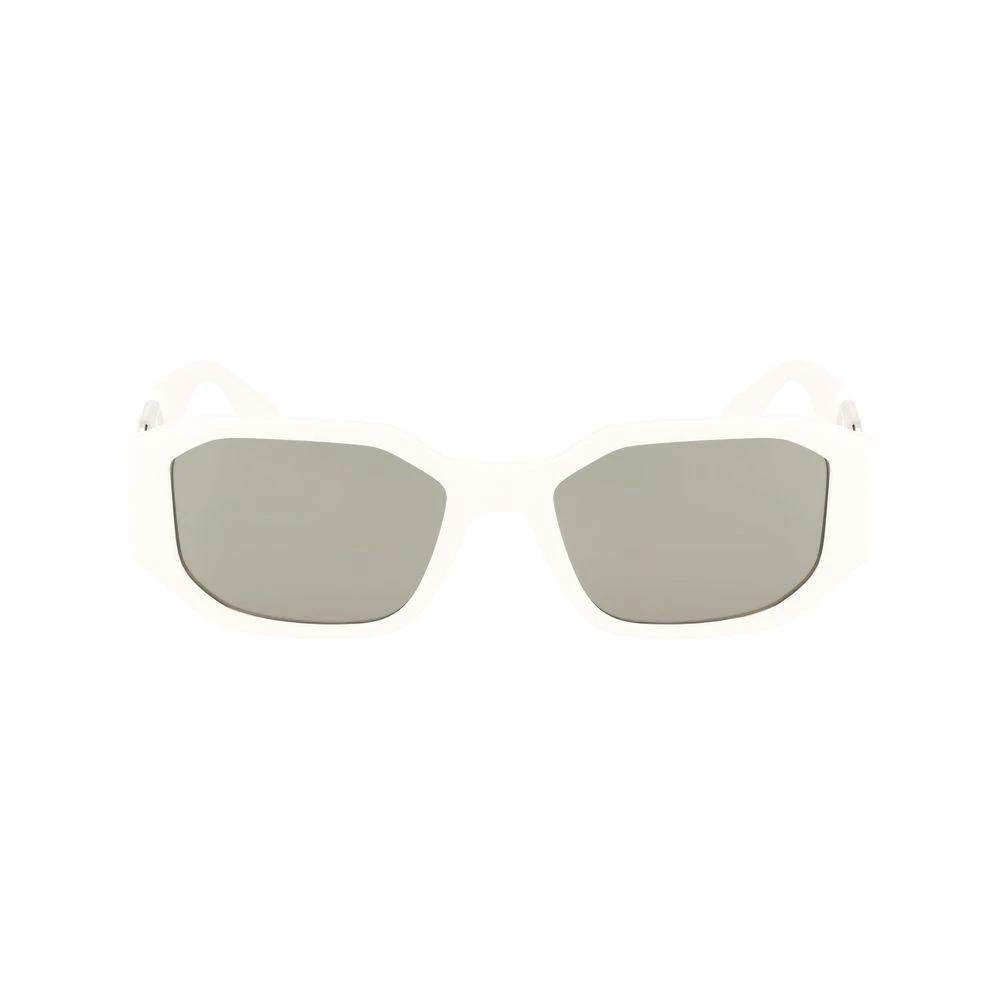 Karl Lagerfeld White Injected Sunglasses by Karl Lagerfeld