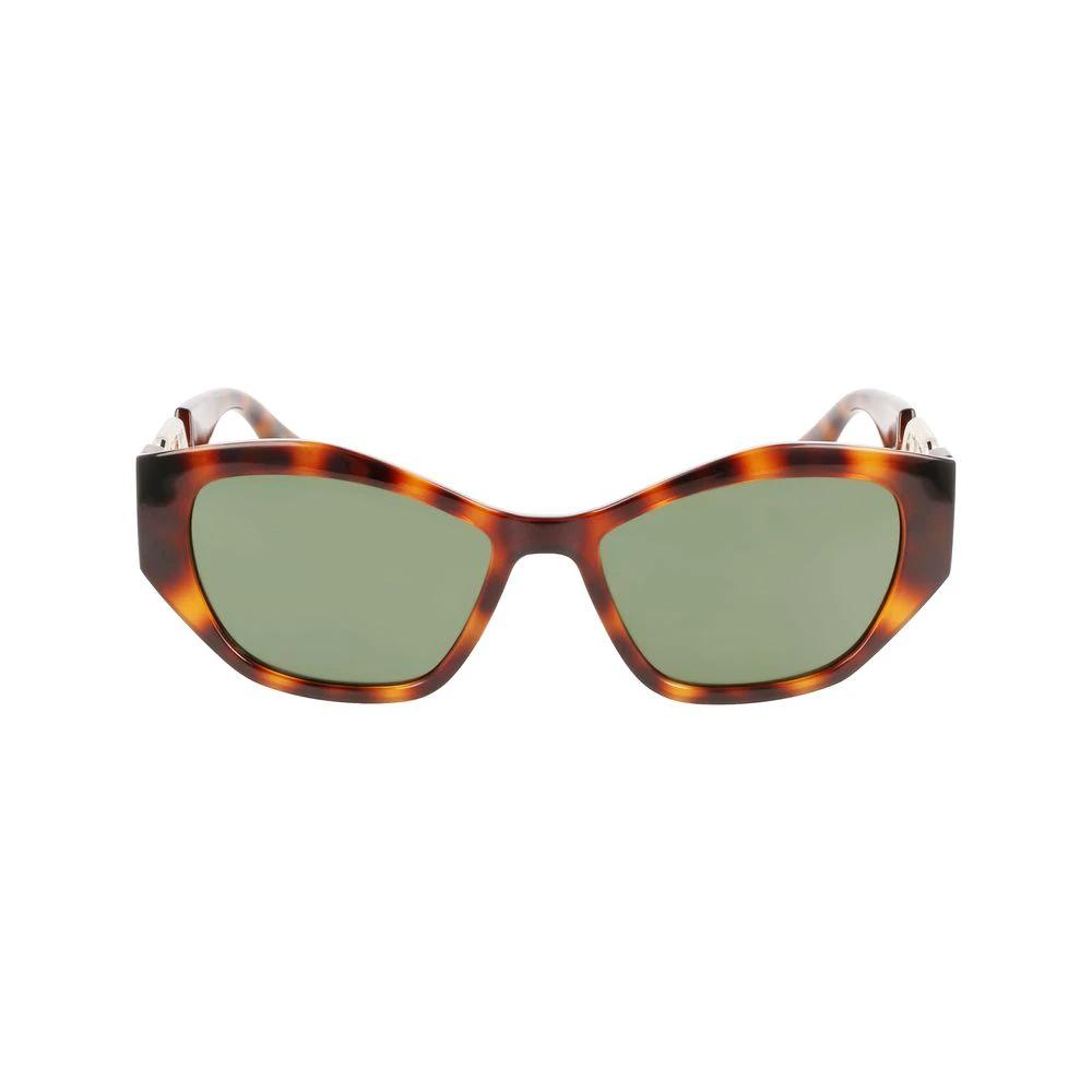 Karl Lagerfeld Brown Injected Sunglasses by Karl Lagerfeld