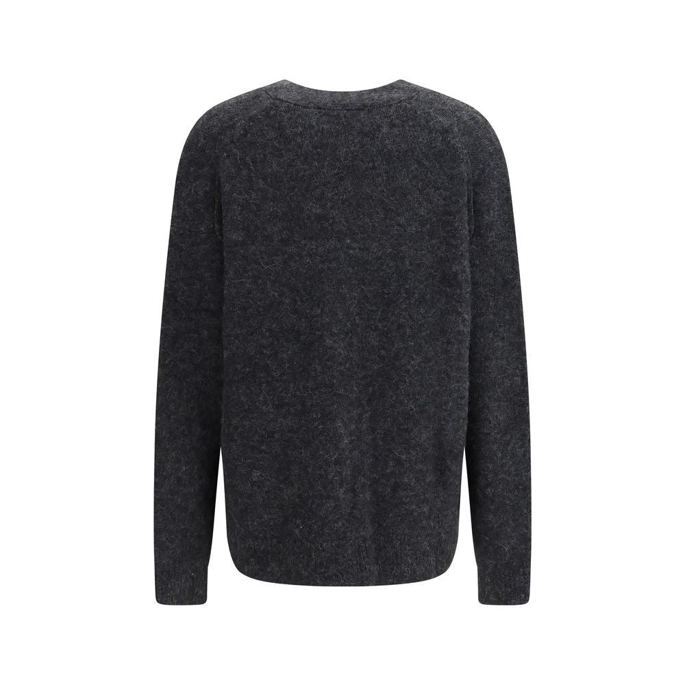 Marant Etoile Cardigan Gris Alpaga Vicugna Pacos