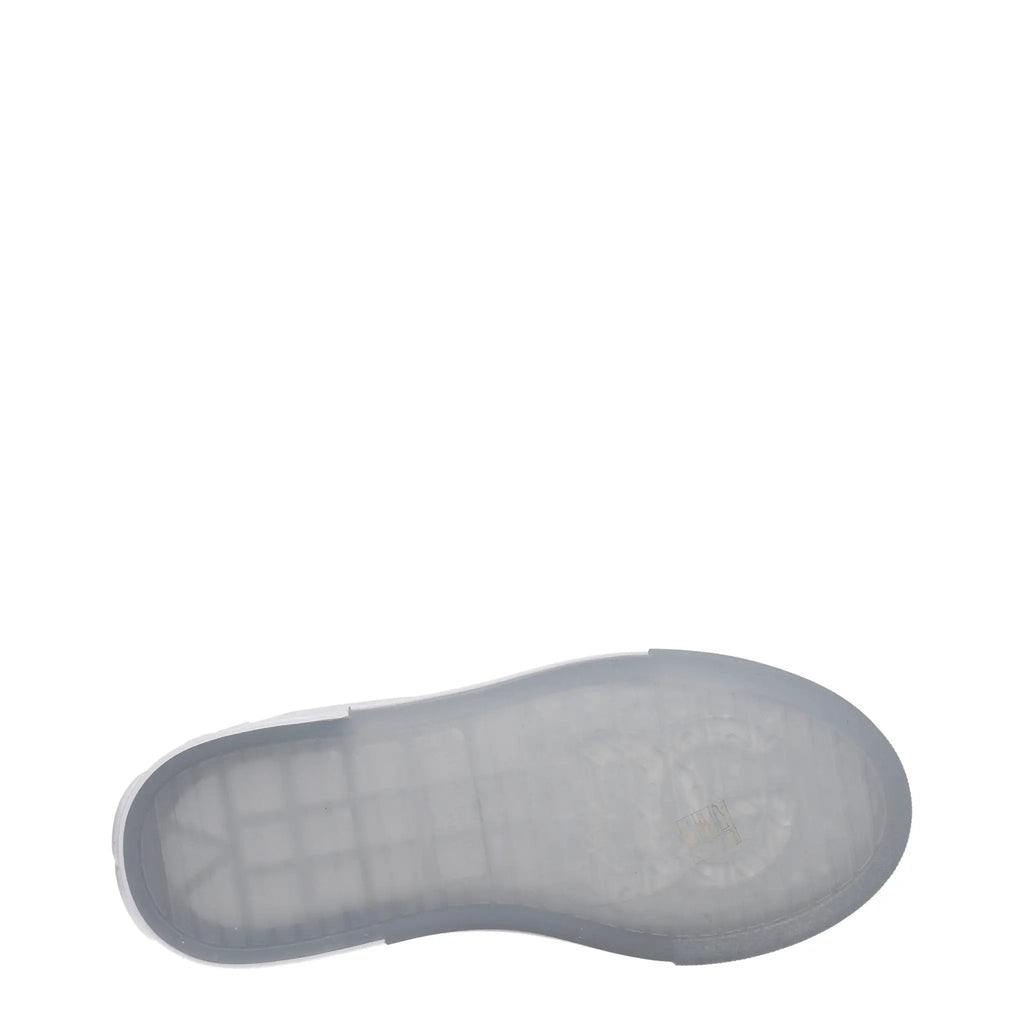 Baskets basses en cuir blanc Dolce &amp; Gabbana