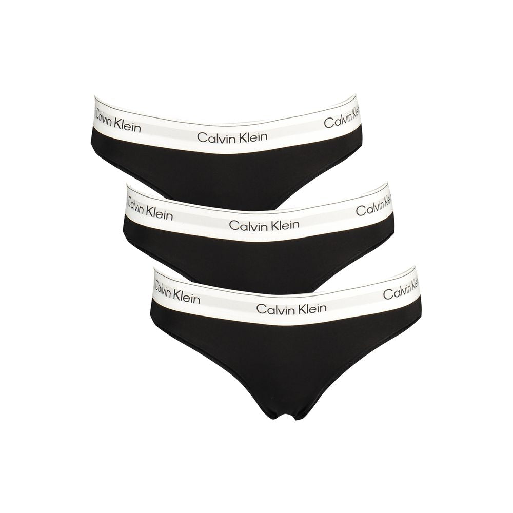 Calvin Klein Black Cotton Women Underwear