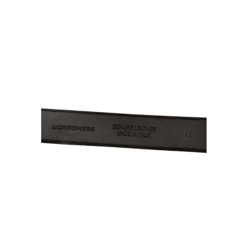 Borbonese Red Leather Women Belt
