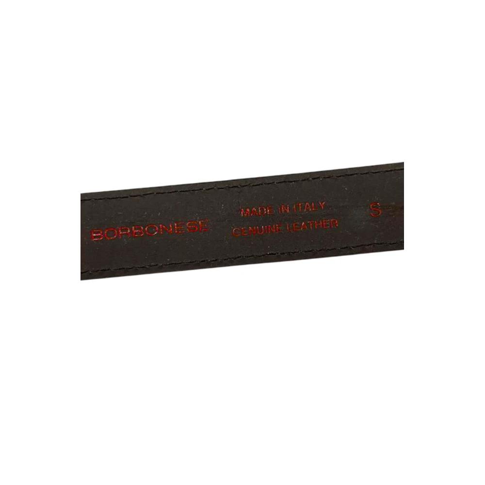 Ceinture pour femme en cuir véritable rouge bourbonien