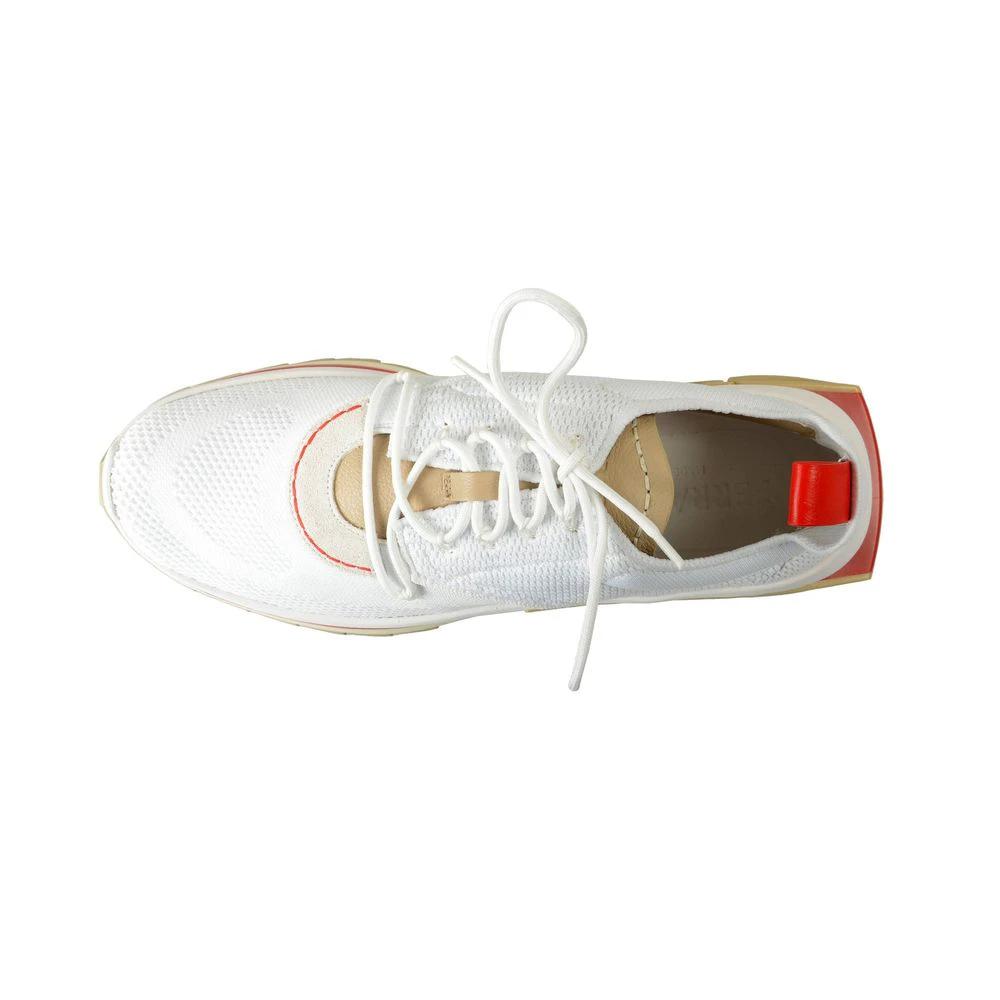 Salvatore Ferragamo White Fabric Athletic Sneakers by Salvatore Ferragamo