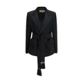 Blazer Valentino en laine noire Oves Aries
