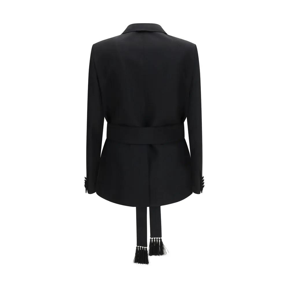 Blazer Valentino en laine noire Oves Aries