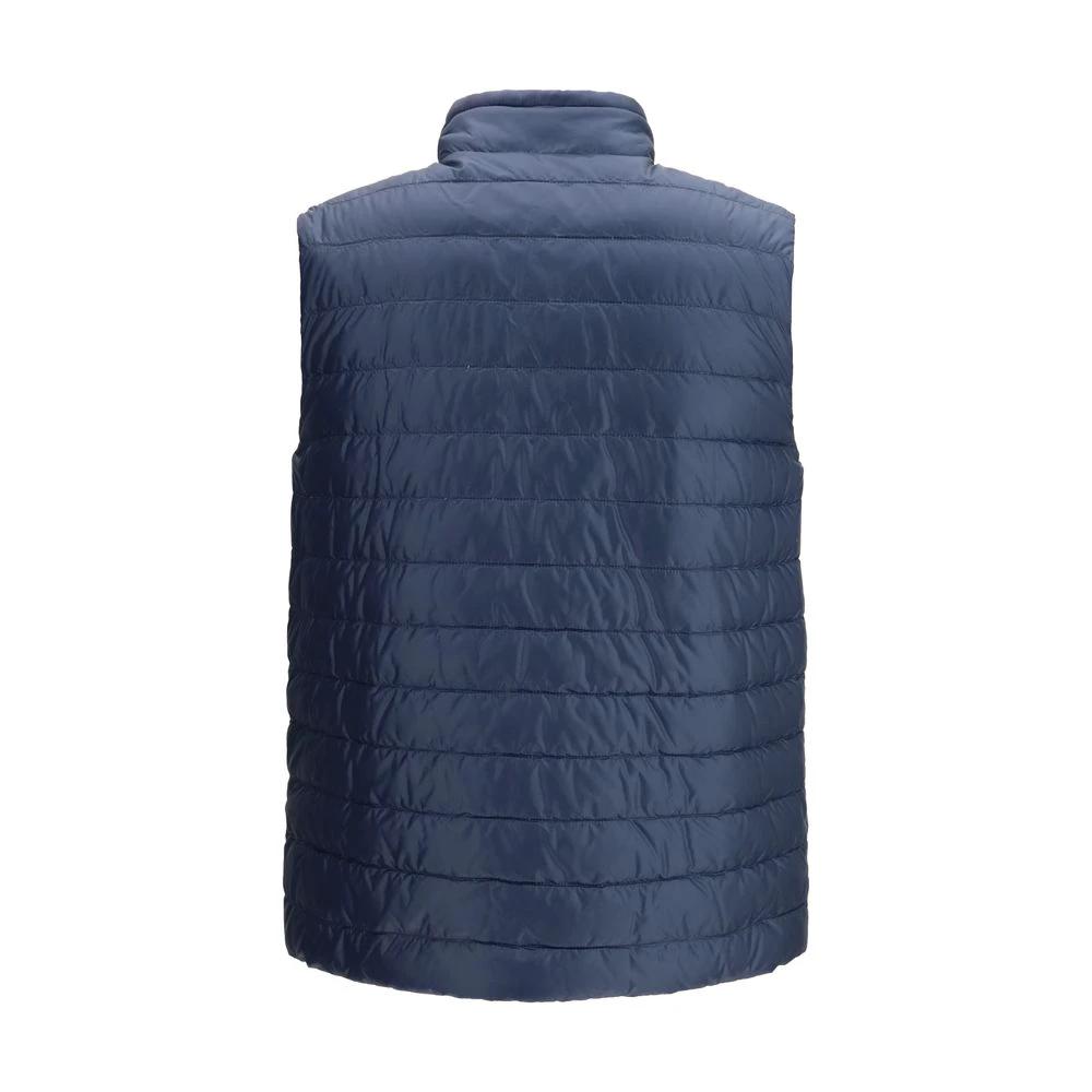 Herno White Polyamide Sleveless Jacket by Herno