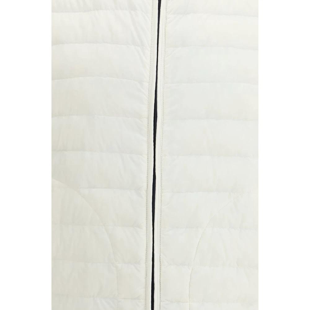 Herno White Polyamide Sleveless Jacket by Herno