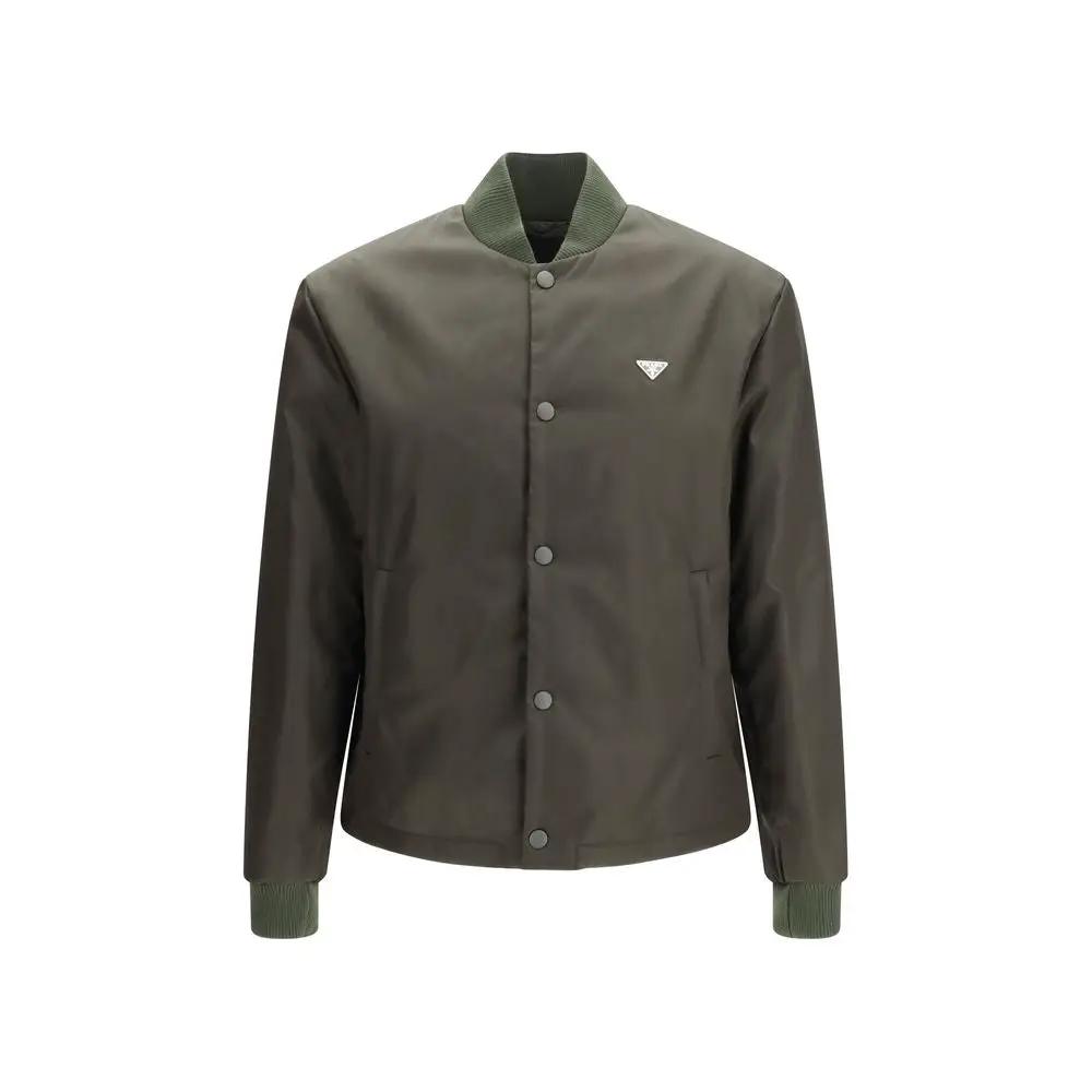 Prada Bicolor Nylon Bomber