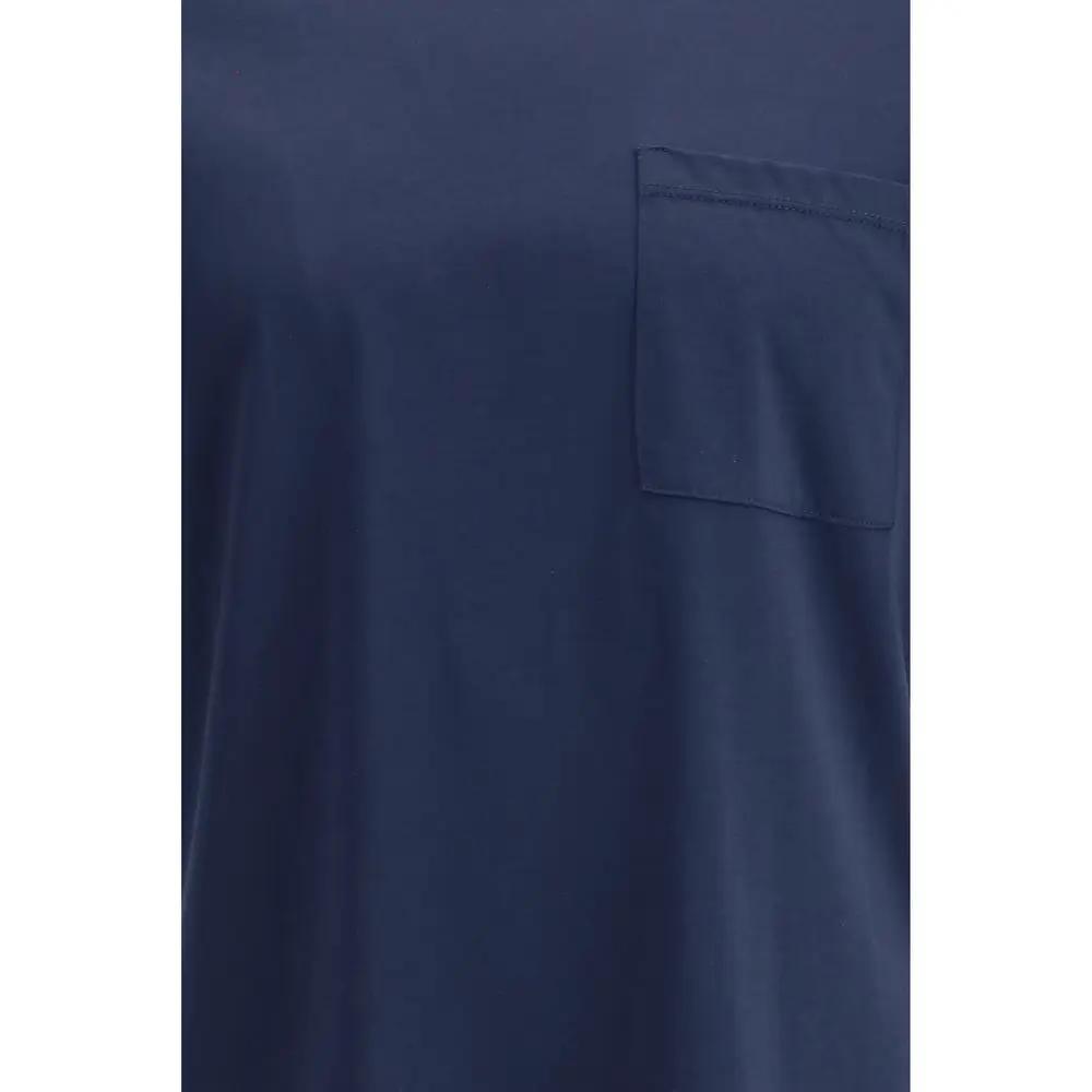 Cruna Blue Cotton T-Shirt