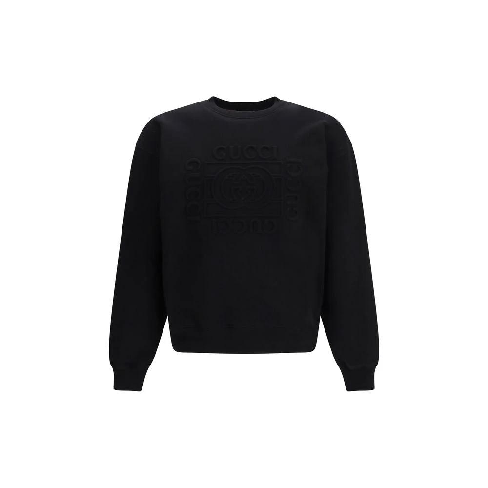 Gucci Black Cotton Sweatshirt by Gucci