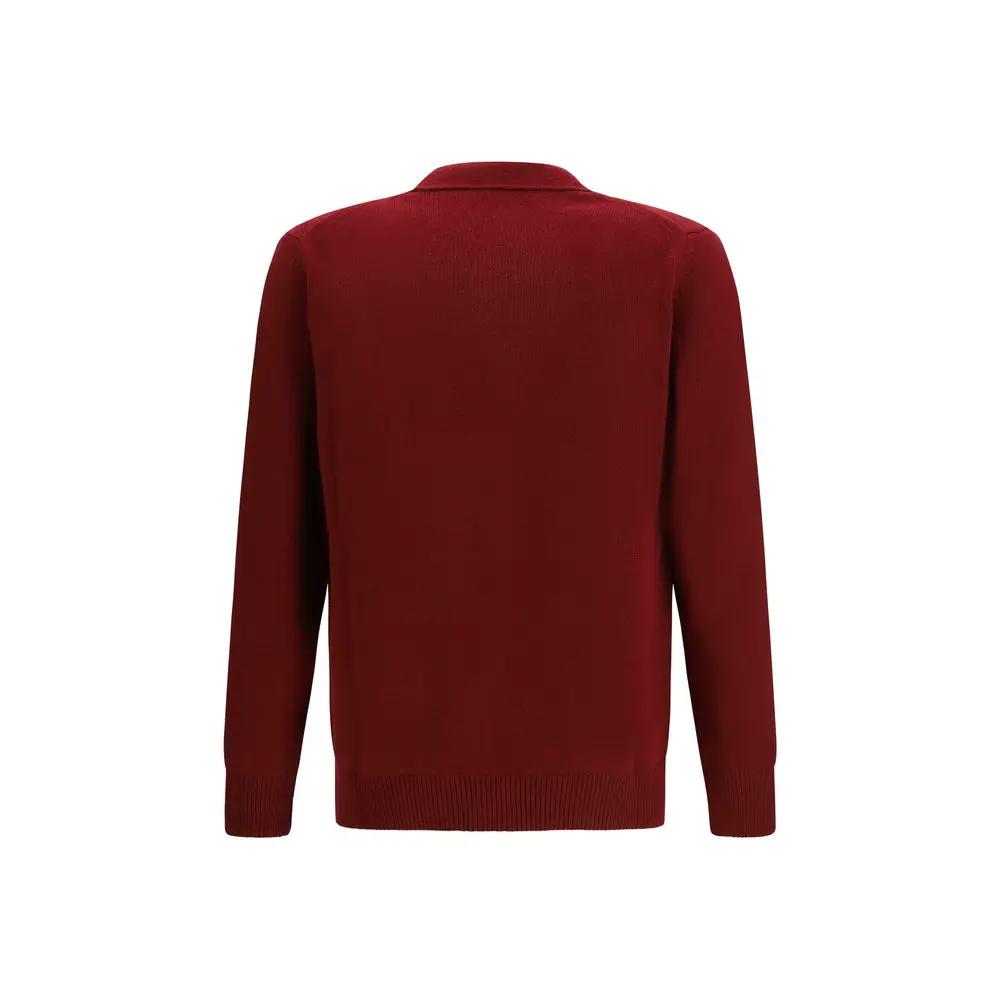 Gucci Bordeaux Wool Cardigan