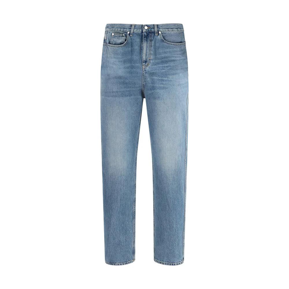 Jean slim en coton bleu Gucci