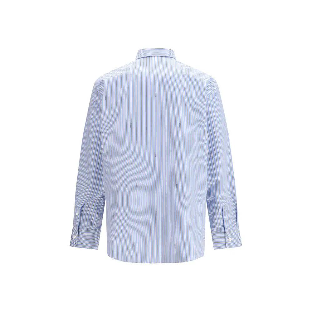 Chemise Gucci en coton bleu à motifs