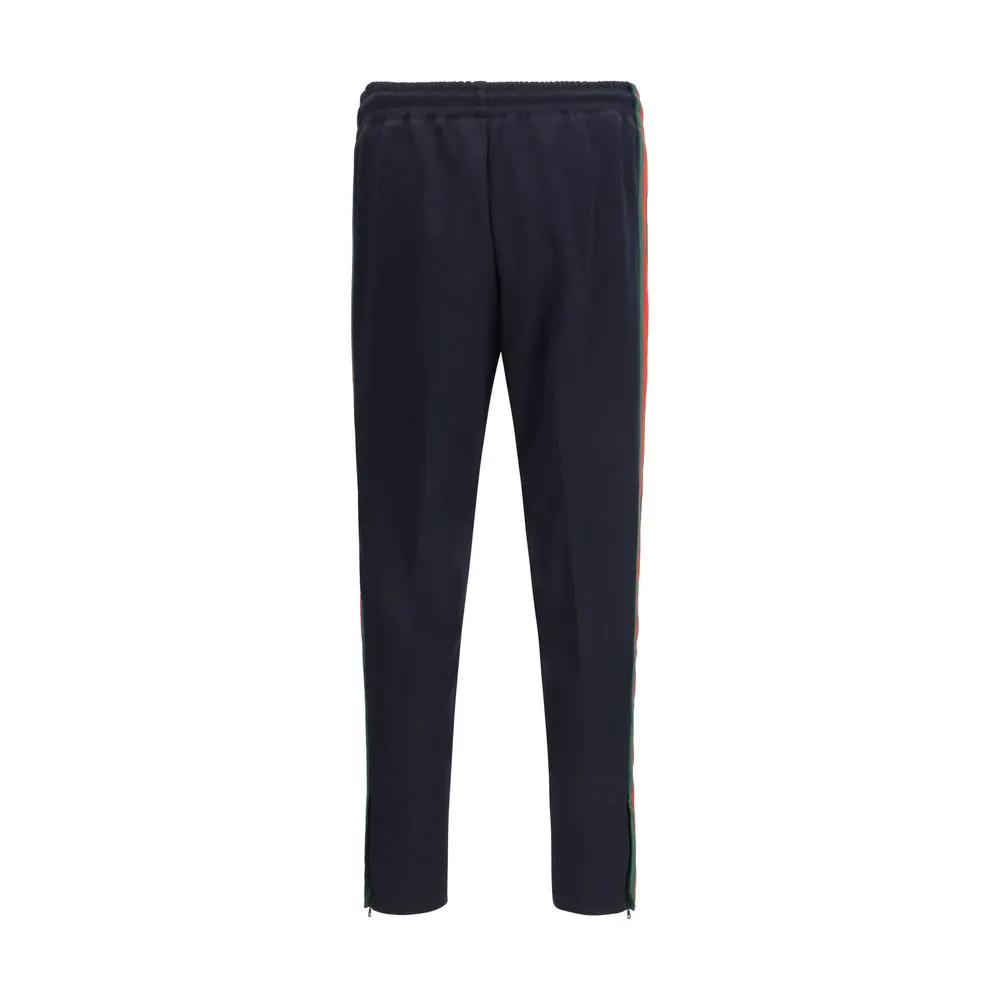 Pantalon de jogging Gucci bleu en polyester (pantalon de sport)