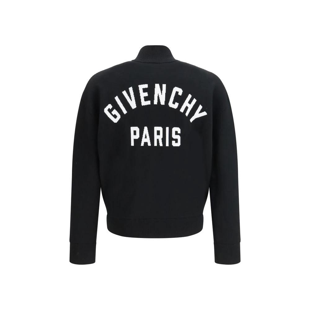 Givenchy Black Wool Cardigan