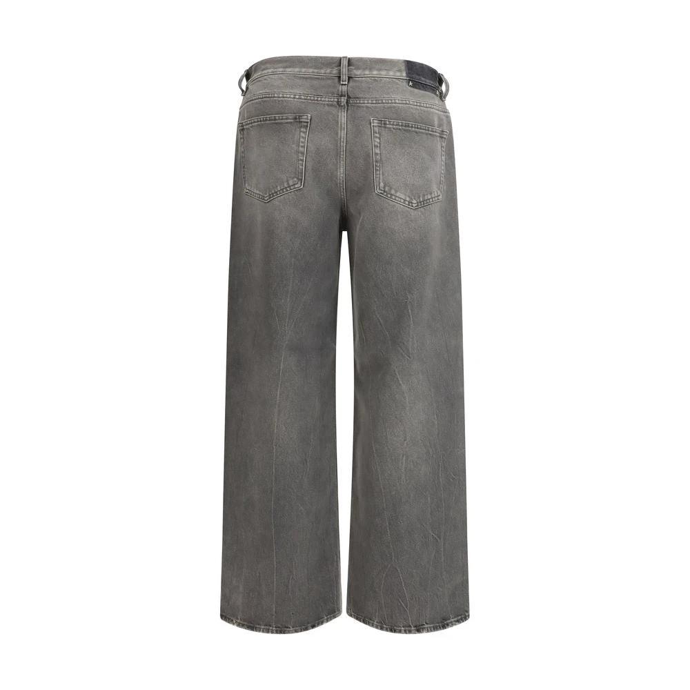 Golden Goose Gray Cotton Relaxed Fit Jeans by Golden Goose