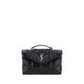 Saint Laurent Black Lamb Ovis Aries Aries Shoulder Bag by Saint Laurent