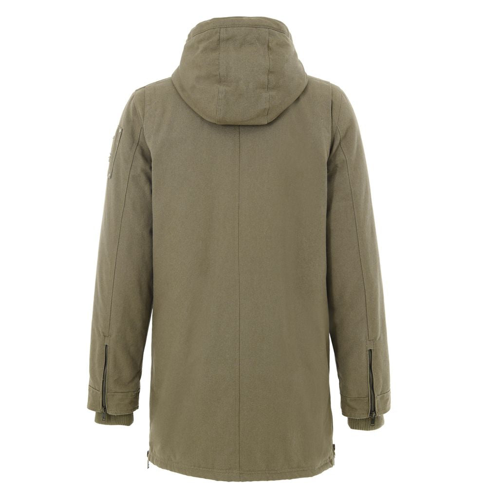 Moose Knuckles Green Cotton Parka