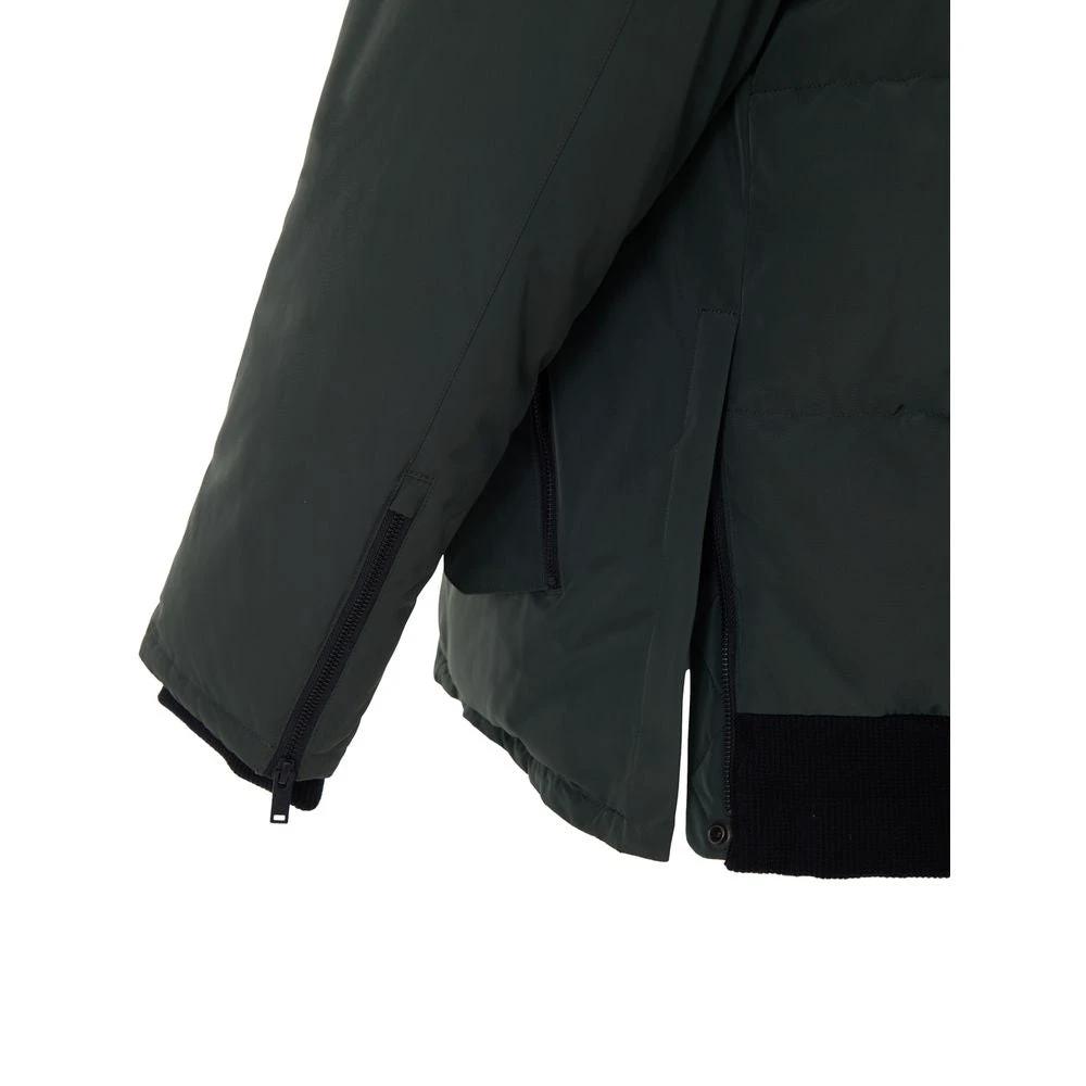 Parka en nylon vert Moose Knuckles