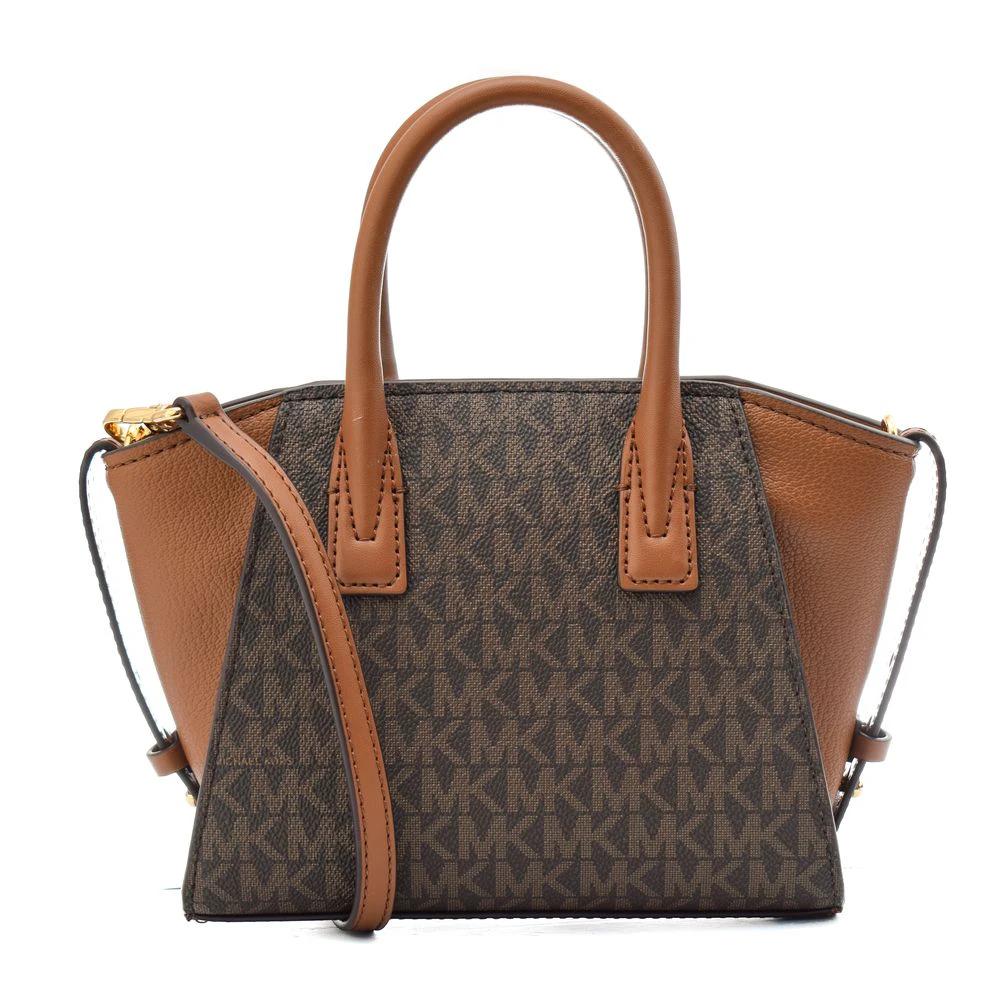 Michael Kors Brown Canvas Handbag by Michael Kors