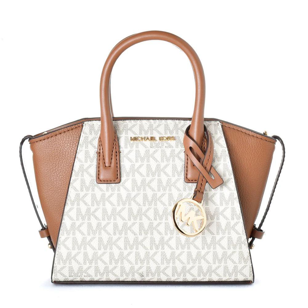 Michael Kors Beige Canvas Handbag by Michael Kors
