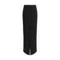 Jupe longue en acétate noir Tom Ford