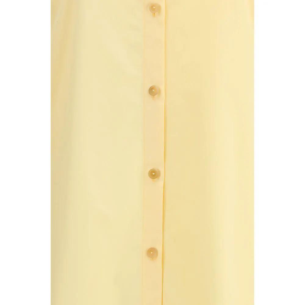 Khaite Bicolor Cotton Casual Dress