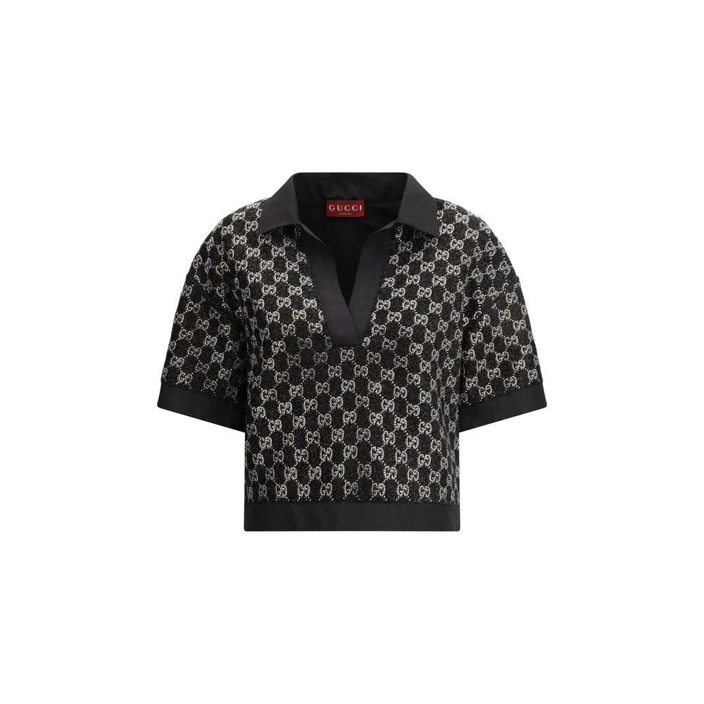 Gucci Black Viscose Top by Gucci