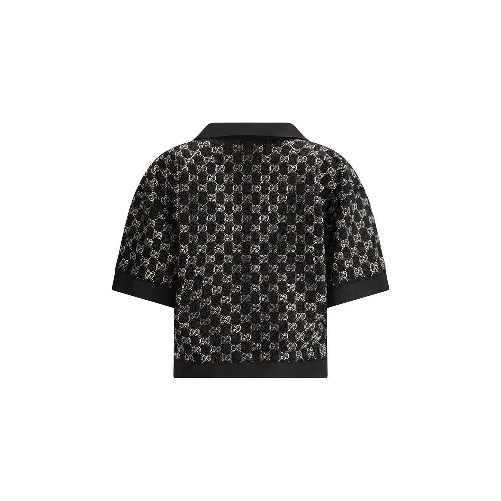 Gucci Black Viscose Top by Gucci