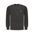 Hugo Boss Black Cotton Men Sweater Hugo Boss