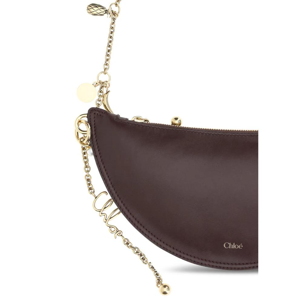 Chloé Brown Lamb Ovis Aries Aries Shoulder Bag by Chloé